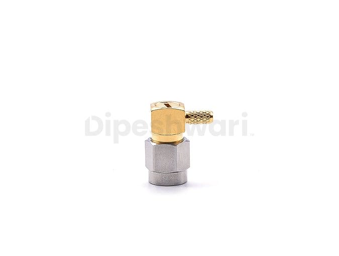 SS SMA Male Right Angle Connector for RG316 Cable