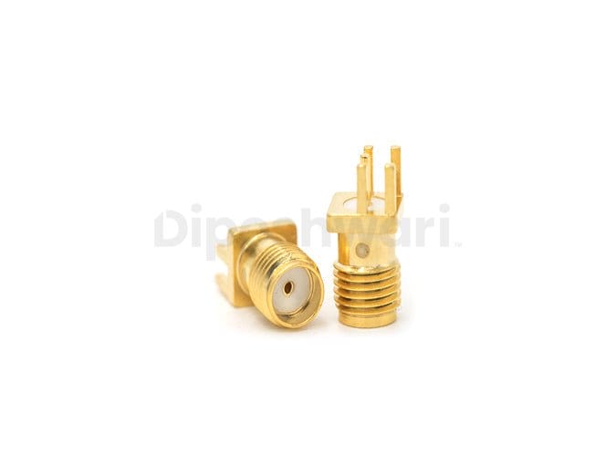 SMA Female PCB Edge Mount RF Connector 50 Ohm