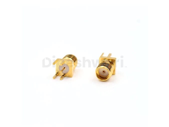 SMA Female PCB Edge Mount Connector for RF