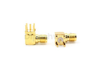 SMA Female Right Angle Connector for PCB Mount
