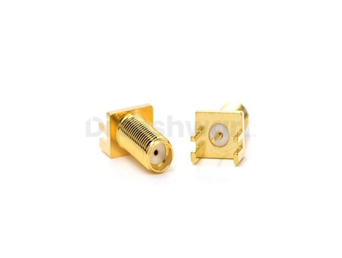 SMA Female Bulkhead Connector End Launch RF PCB