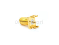 SMA Female Bulkhead Connector End Launch RF PCB