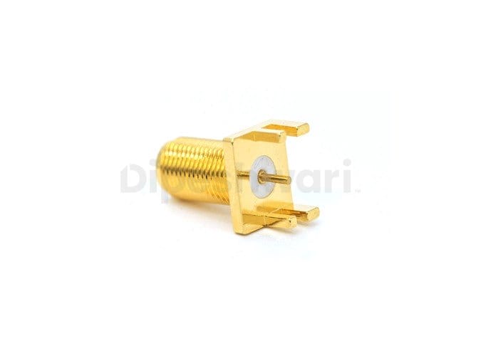 SMA Female Bulkhead Connector End Launch RF PCB