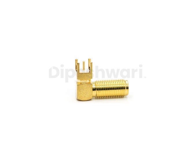 SMA Female Bulkhead Right Angle Connector for PCB