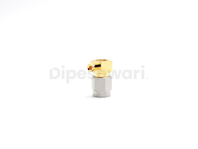 SS SMA Male Right Angle RF Connector | 50 Ohm