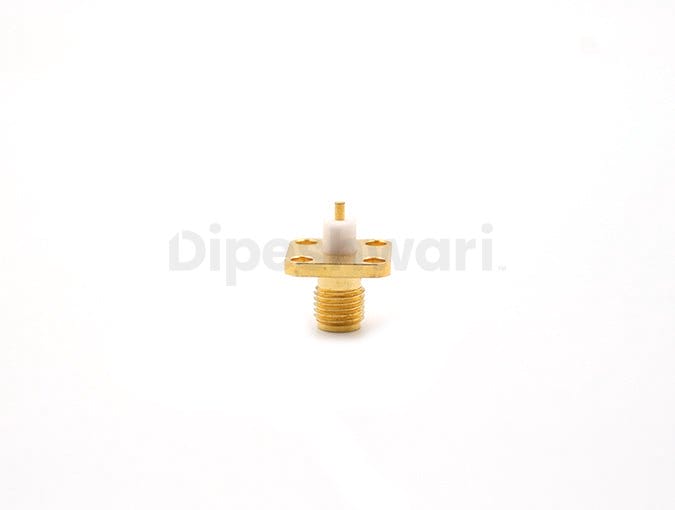 SMA Female Flange Connector Mount for RF Systems