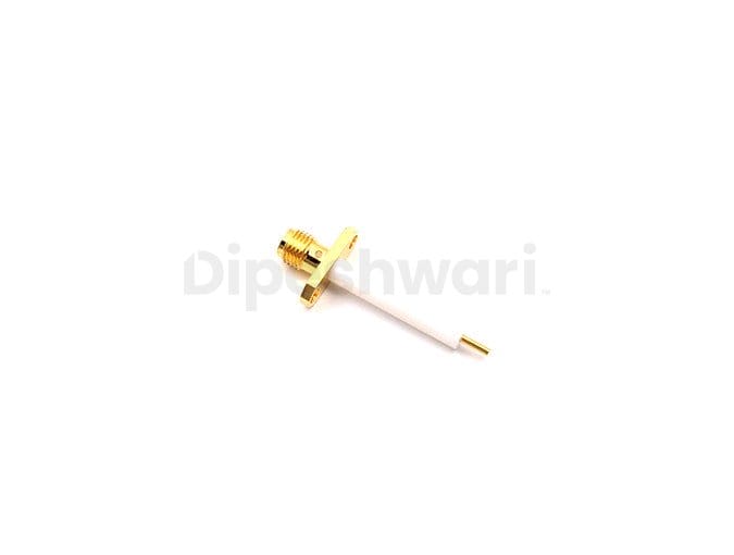 SMA Female 2 Holes Flange Extended Teflon Connector