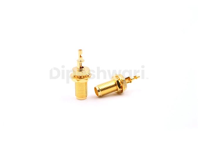 SMA Female Bulkhead with Window Connector RG1.13