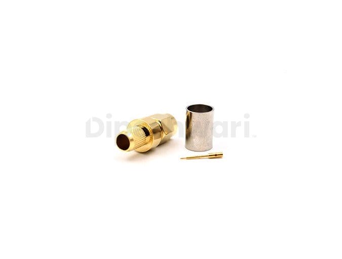 75Ohm RF Connector SMA Male for RG6 Cable | Durable