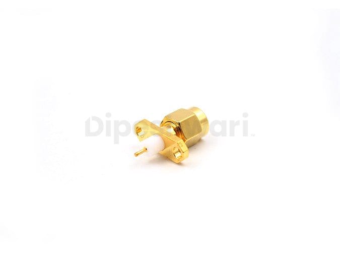 SMA Male 2Hole Flange Mount RF Connector