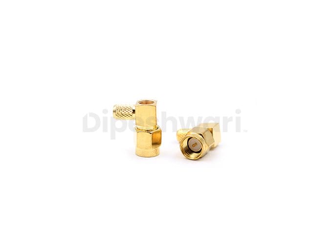 SMA Male Right Angle For LMR200 Cable Connector