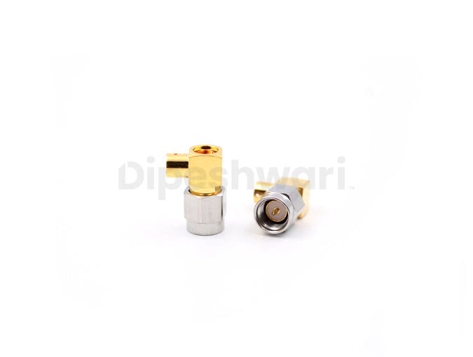SS SMA Male Right Angle for 141RG402 Cable Connector