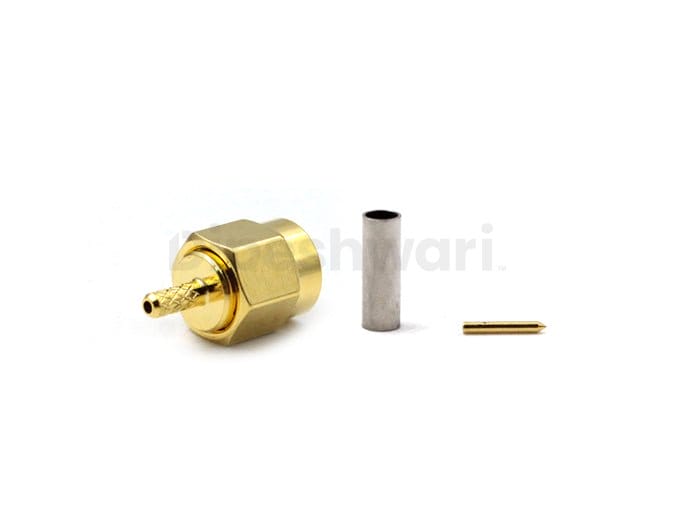 SMA Male Crimp for RG178 Cable high‑reliability