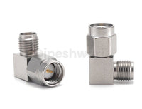 Stainless Steel SMA Male to SMA Female Right Angle