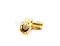 SMA Male to SMA Female Right Angle RF Adapter