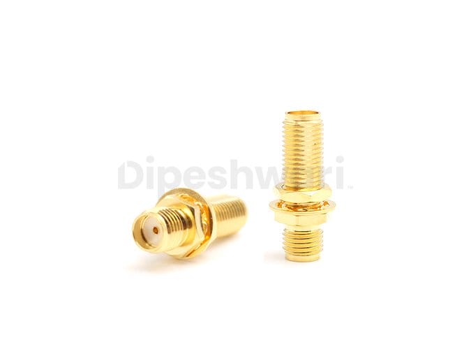 SMA Female to SMA Female Bulkhead Adapter | RF Connector