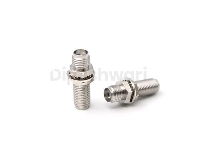 Stainless Steel SMA Female to SMA Female Bulkhead Adapter
