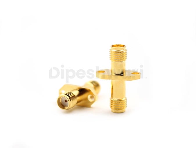 SMA Female to SMA Female 2Hole Flange Adapter