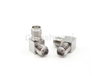 Stainless Steel SMA Female to SMA Female Right Angle Adapter