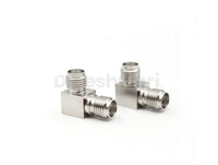Stainless Steel SMA Female to SMA Female Right Angle Adapter