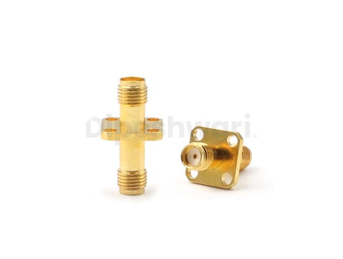 SMA female to SMA female 4 Holes Flange RF Adapter