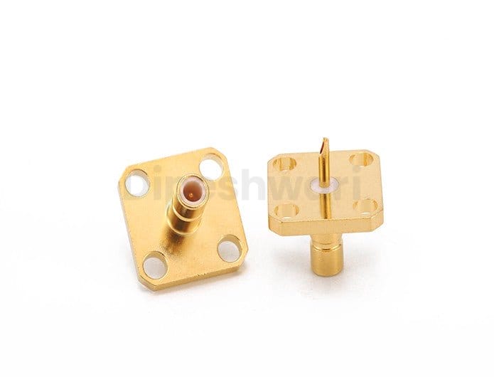 SMB Male 4 Holes Flange for terminal Connector