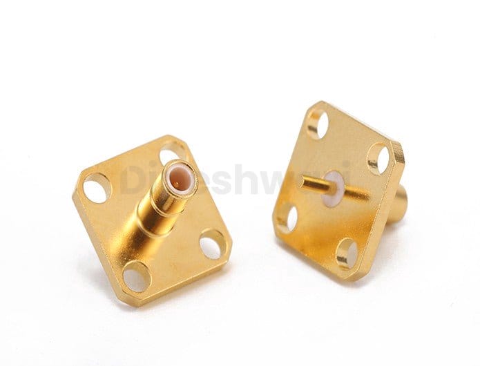 SMB Male 4 Holes Flange for terminal Connector