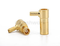 SMB Female Right Angle Crimp for RG174 Cable