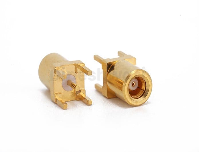 SMB Female Straight PCB Mount RF Connector