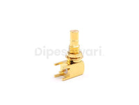 SMB Male Bulkhead Right Angle Connector for PCB