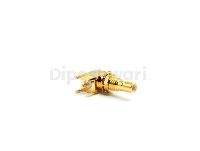 SMB Male Bulkhead Right Angle Connector for PCB