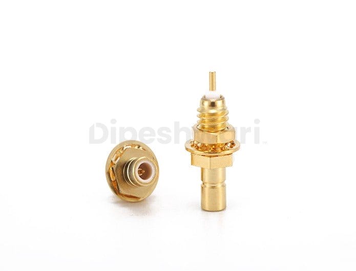 SMB Male Bulkhead Connector RF Coax Adapter
