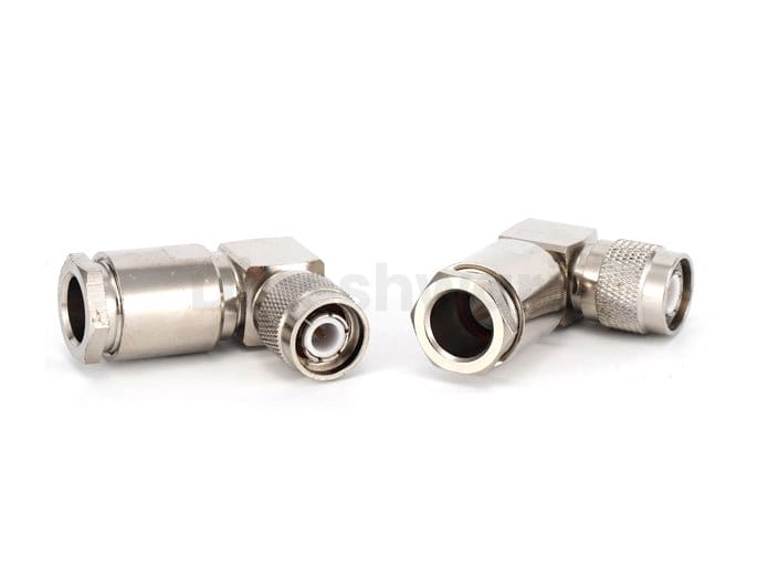 TNC Male Right Angle Clamp Connector for LMR 400