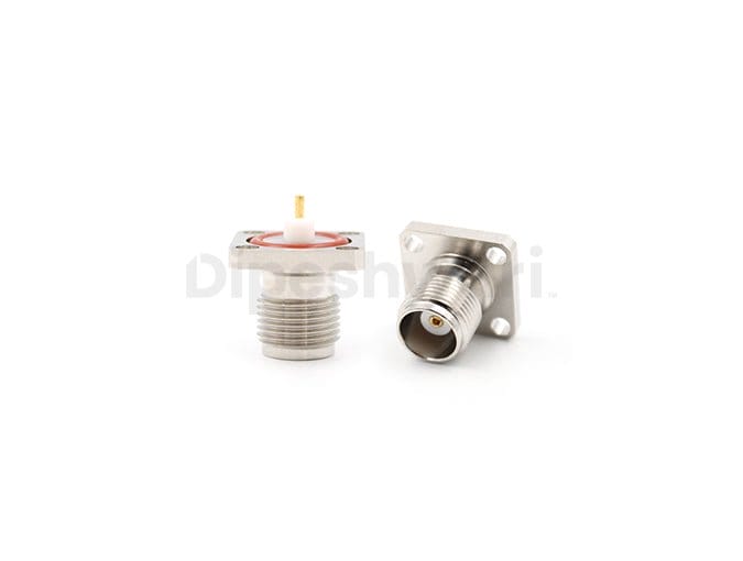 TNC Female 4Hole Flange Mount RF Panel Connector