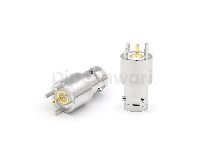 BNC Triaxial Female connector for PCB Mount