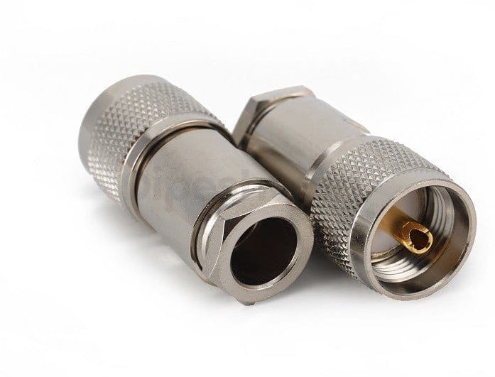 UHF Male Clamp Connector for LMR 400 Cable