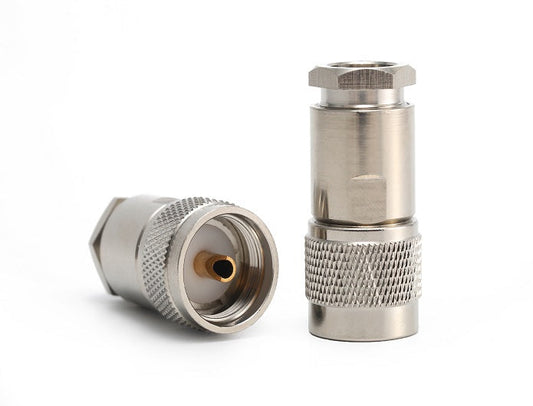 UHF Male Clamp Connector for RG214 Cable