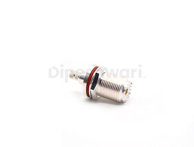 UHF Female Bulkhead Crimp for LMR240 Cable