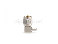 UHF Male Right Angle Connector for LMR240 Cable