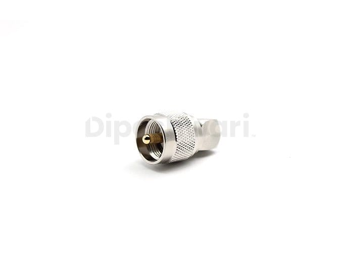 UHF Male Right Angle Crimp for RG58 Cable