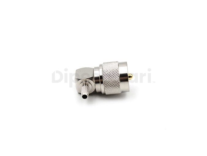 UHF Male Right Angle Crimp for LMR300 Cable