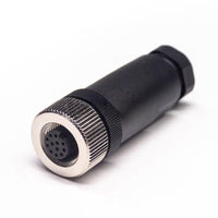 M12 Connectors – 12 Pin Female Industrial Connector