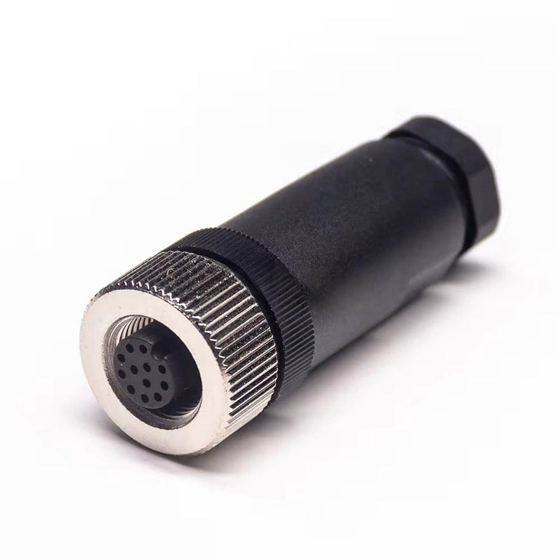 M12 Connectors – 12 Pin Female Industrial Connector