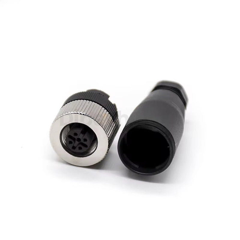 M12 4 Pin A Coded Connector Female M12 Sensor Socket