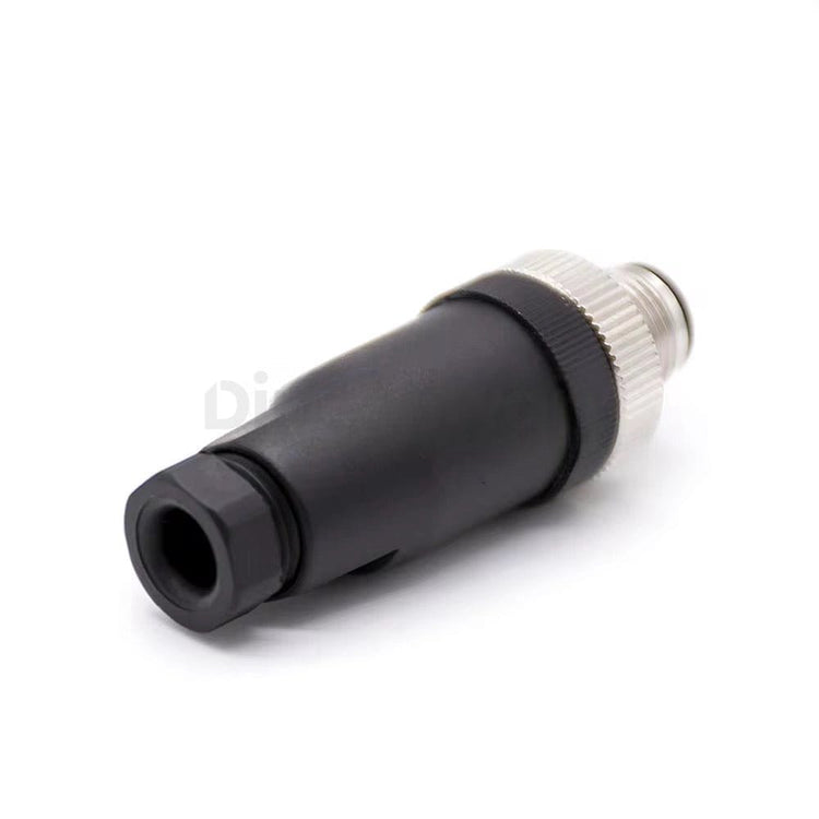 4-pin M12 D-Coded Male Connector PVC