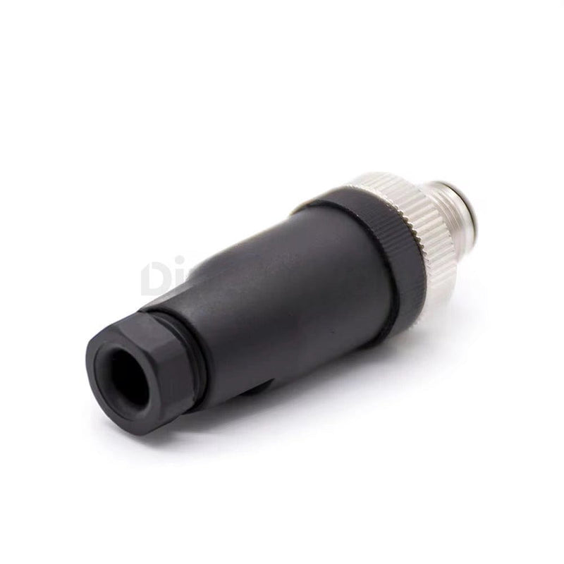 4-pin M12 D-Coded Male Connector PVC