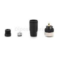 M12 Connectors – 8Pin Male Straight Industrial Plug