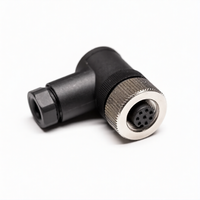 M12 Connectors 8Pin Female Right Angle Plug