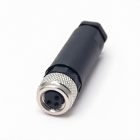 M8 3Pin Female Connector for Industrial Sensors