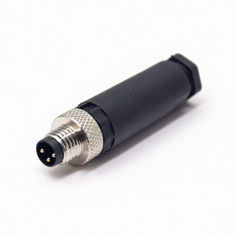 M8 3Pin Male Connector compact industrial plug